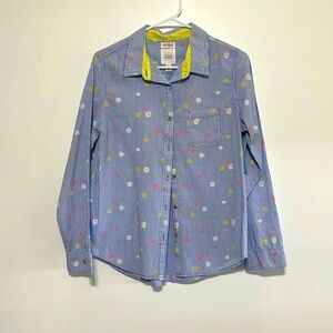 Cat&Jack floral button down shirt